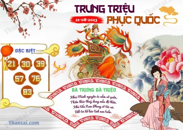 Trưng Triệu Phục Quốc 21/08/2023