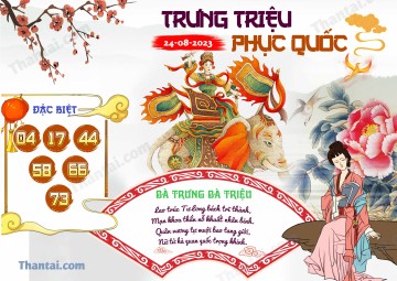 Trưng Triệu Phục Quốc 24/08/2023