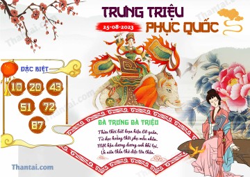 Trưng Triệu Phục Quốc 25/08/2023