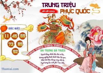 Trưng Triệu Phục Quốc 28/08/2023