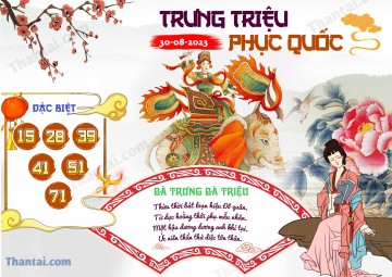 Trưng Triệu Phục Quốc 30/08/2023