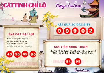 CÁT TINH CHỈ LỘ 11/08/2023