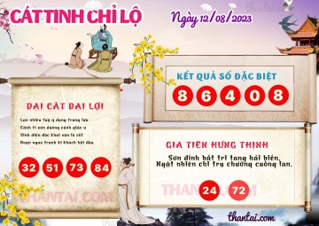 CÁT TINH CHỈ LỘ 12/08/2023