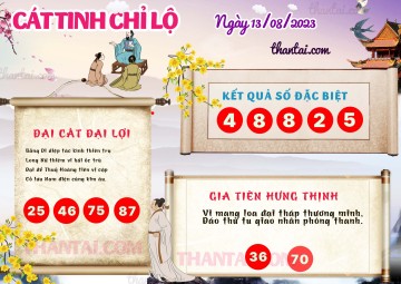 CÁT TINH CHỈ LỘ 13/08/2023