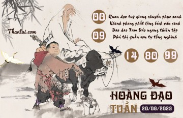 HOÀNG ĐẠO TUẦN 20/08/2023