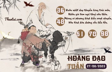 HOÀNG ĐẠO TUẦN 27/08/2023