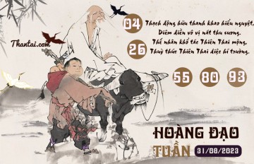 HOÀNG ĐẠO TUẦN 31/08/2023