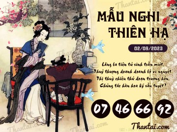 Mẫu Nghi Thiên Hạ 02/09/2023