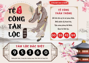 Tế Công Tán Lộc 02/09/2023