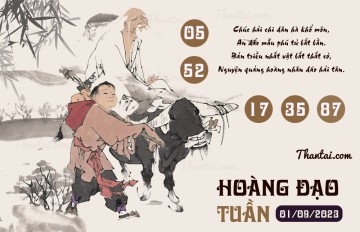 HOÀNG ĐẠO TUẦN 01/09/2023