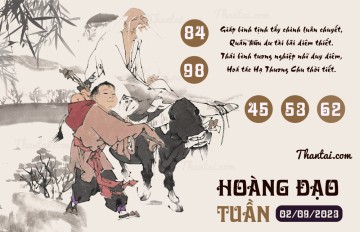 HOÀNG ĐẠO TUẦN 02/09/2023