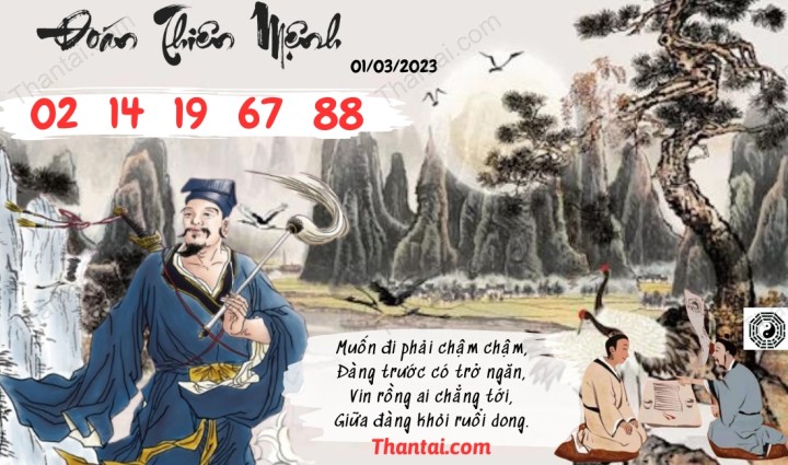 Đoán Thiên Mệnh 14/02/2023