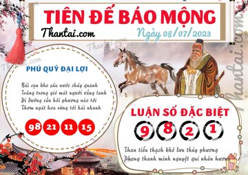 Tiên Đế Báo Mộng 08/07/2023