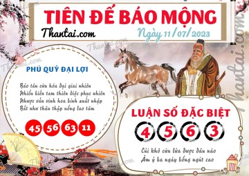 Tiên Đế Báo Mộng 11/07/2023