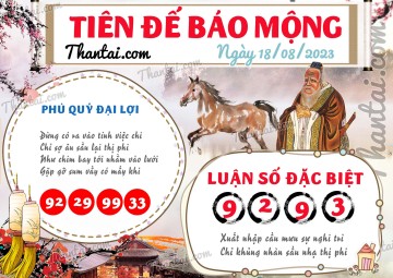 Tiên Đế Báo Mộng 18/08/2023