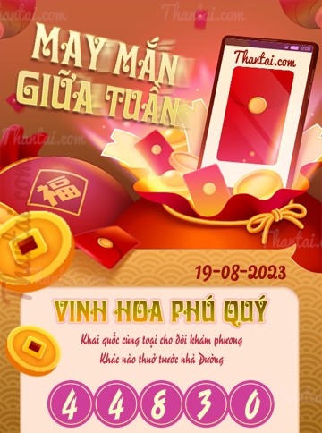 May Mắn Giữa Tuần 19/08/2023