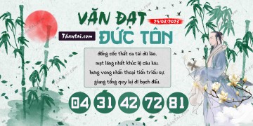 Văn Đạt Đức Tôn 29/08/2023