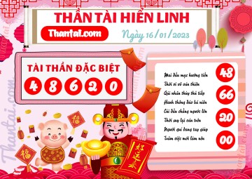 THẦN TÀI HIỂN LINH 16/01/2023