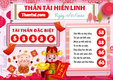 THẦN TÀI HIỂN LINH 17/01/2023