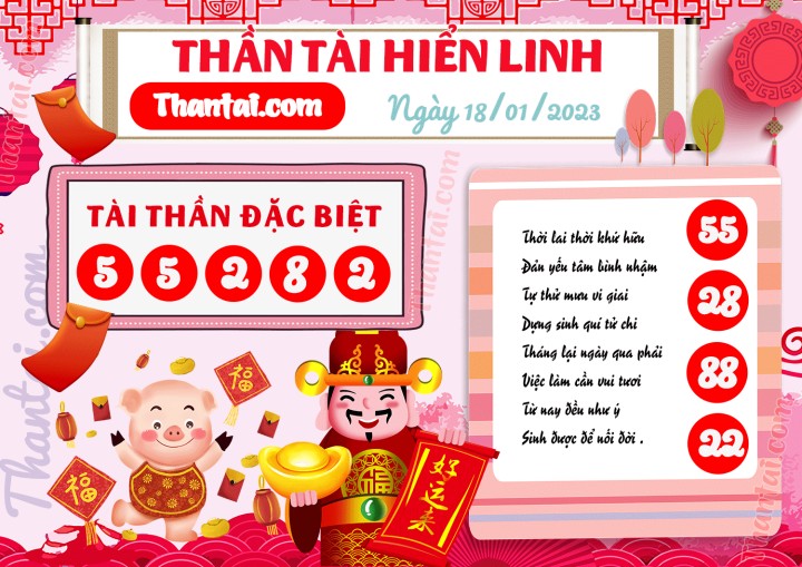 THẦN TÀI HIỂN LINH 03/01/2023