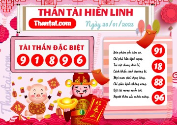 THẦN TÀI HIỂN LINH 20/01/2023