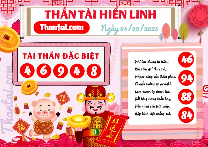 THẦN TÀI HIỂN LINH 20/01/2023