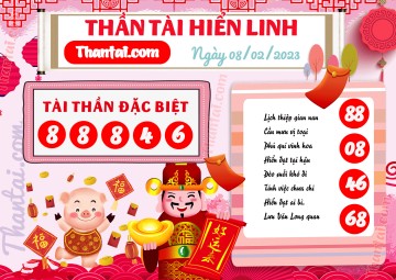 THẦN TÀI HIỂN LINH 08/02/2023