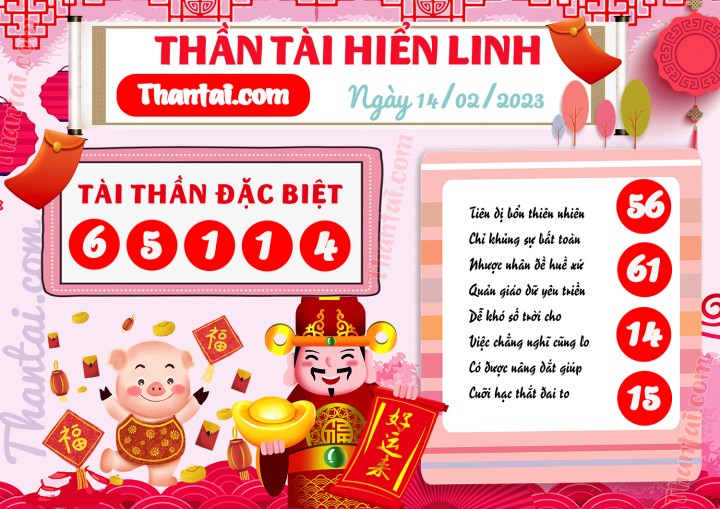 THẦN TÀI HIỂN LINH 30/01/2023