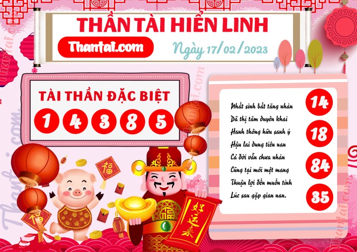 THẦN TÀI HIỂN LINH 02/02/2023