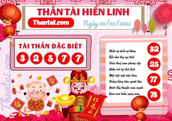 THẦN TÀI HIỂN LINH 05/02/2023