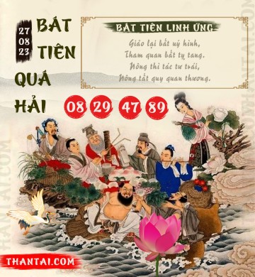 BÁT TIÊN QUÁ HẢI 27/08/2023