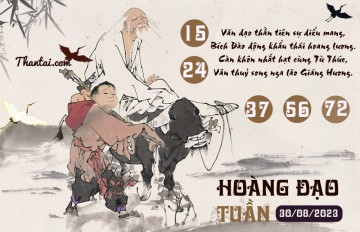 HOÀNG ĐẠO TUẦN 30/08/2023