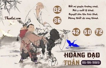 HOÀNG ĐẠO TUẦN 03/09/2023