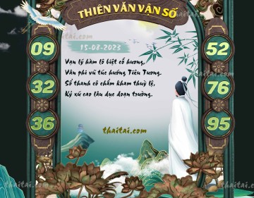 THIÊN VĂN VẬN SỐ 15/08/2023