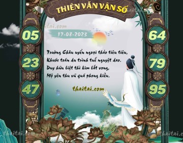 THIÊN VĂN VẬN SỐ 17/08/2023
