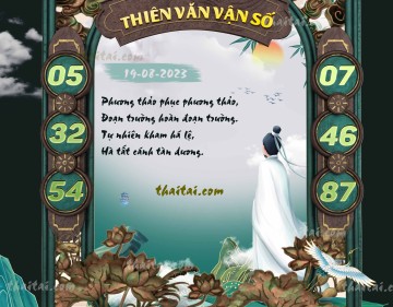 THIÊN VĂN VẬN SỐ 19/08/2023