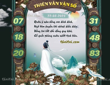 THIÊN VĂN VẬN SỐ 22/08/2023