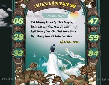 THIÊN VĂN VẬN SỐ 23/08/2023