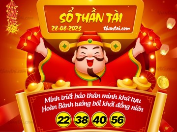 SỔ THẦN TÀI 28/08/2023