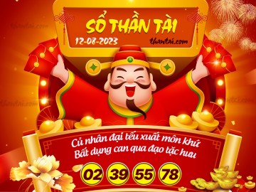 SỔ THẦN TÀI 12/08/2023