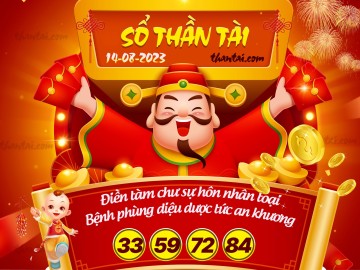 SỔ THẦN TÀI 14/08/2023