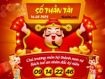 SỔ THẦN TÀI 16/08/2023