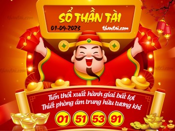 SỔ THẦN TÀI 01/09/2023