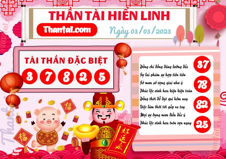 THẦN TÀI HIỂN LINH 16/02/2023