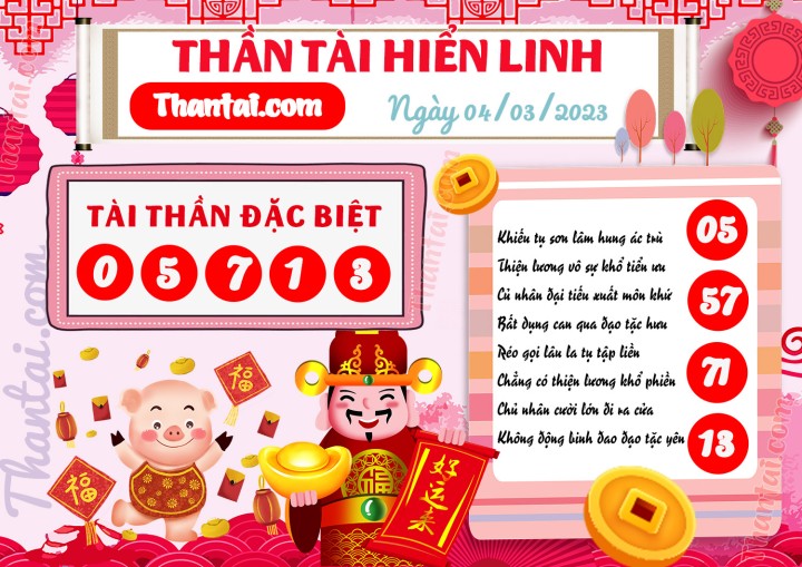 THẦN TÀI HIỂN LINH 17/02/2023