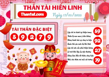 THẦN TÀI HIỂN LINH 17/03/2023