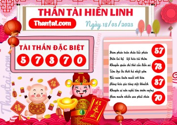 THẦN TÀI HIỂN LINH 18/03/2023