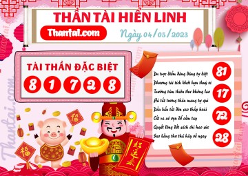 THẦN TÀI HIỂN LINH 04/05/2023