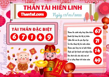 THẦN TÀI HIỂN LINH 17/05/2023