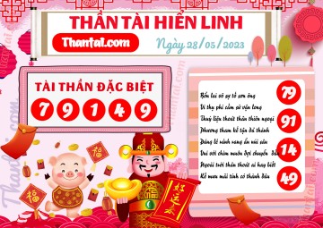 THẦN TÀI HIỂN LINH 28/05/2023